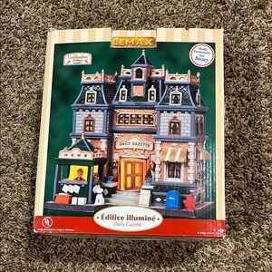 Lemax Caddington Village Daily Gazette Building